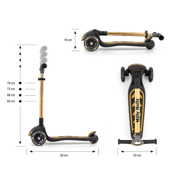 Dětská koloběžka Scooter Boogie Milly Mally