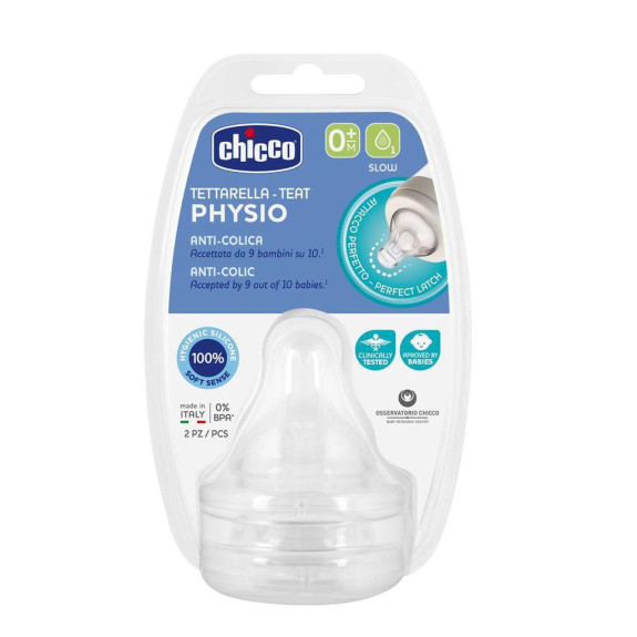 Dudlík na láhev Perfect 5/Well-Being fyziologický 2 ks Chicco