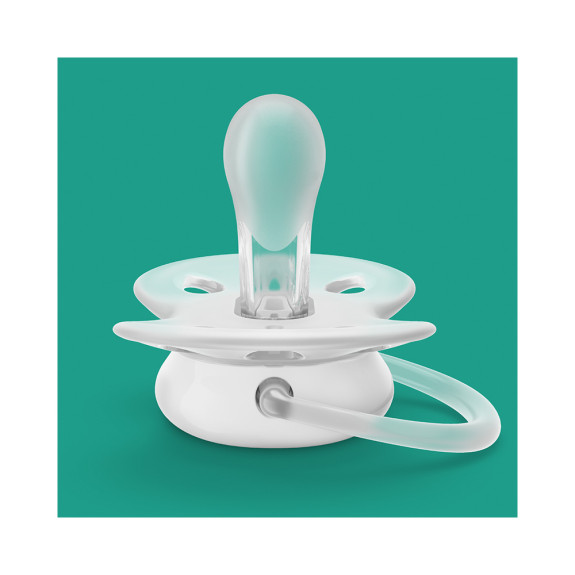 Šidítko Ultrasoft Premium neutral 0-6 m obrázek 2 ks Philips Avent