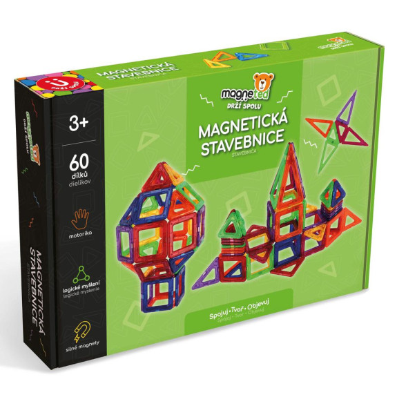 Magnetická stavebnice magneted 60 ks