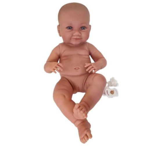 New Born Holčička - realistická panenka miminko s celovinylovým tělem - 40 cm