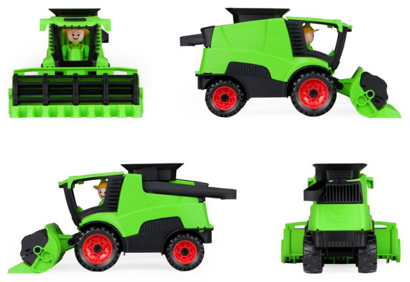 Auto Truckies kombajn plast 20 cm s figurkou