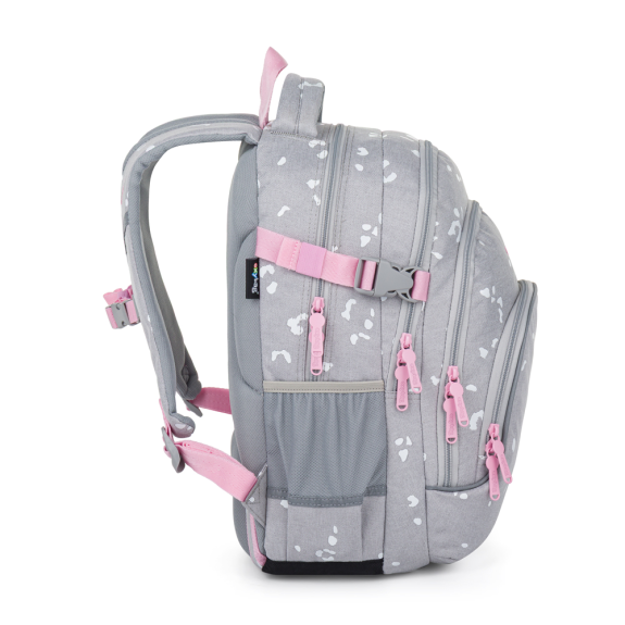 Studentský batoh Oxy Scooler Grey geometric OxyBag