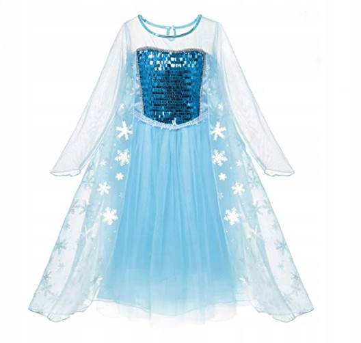 Dětský kostým s flitry Elsa