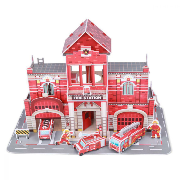 3D puzzle - Hasičská stanice Fiesta Crafts