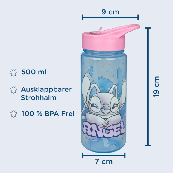 Láhev na pití 500 ml Stitch