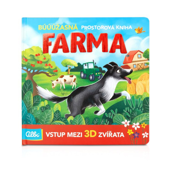 Prostorová 3D kniha - Farma Albi