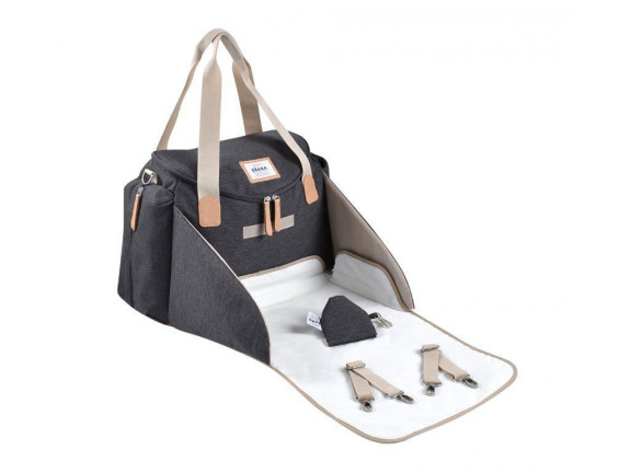 Přebalovací taška Sydney Dark Heather Grey