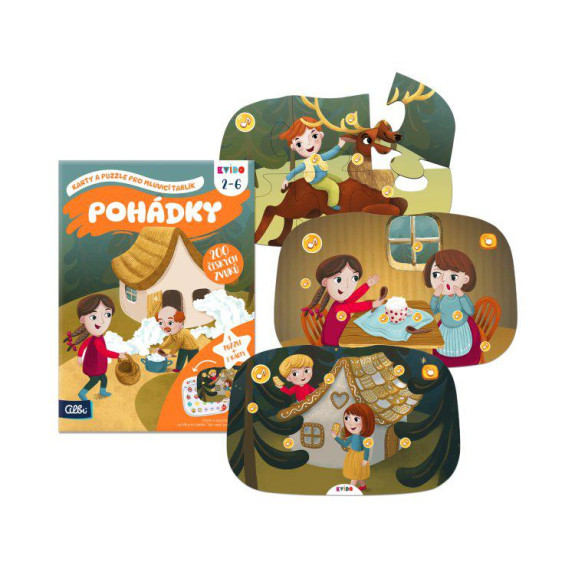 Kvído - Pohádky 2 - Karty a puzzle pro Mluvicí tablík 2 Albi