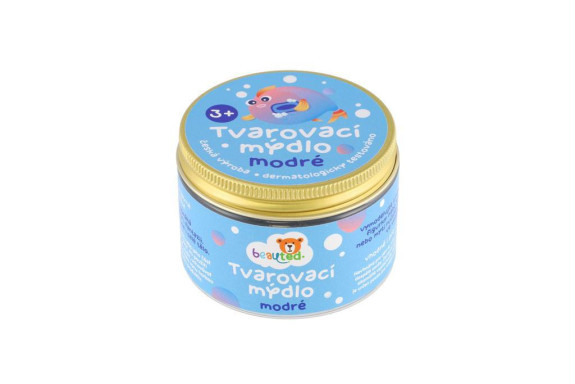 Tvarovací mýdlo modré beauted v uzavíratelné dóze