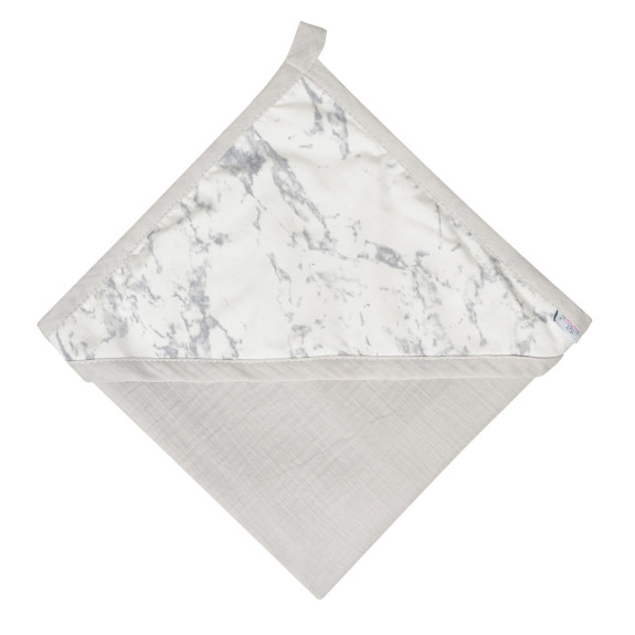 Mušelínová osuška s kapucí Design 85 x 85 cm Babymatex