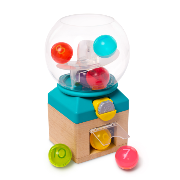 Automat s míčky Rainbow Gumballs B-Toys