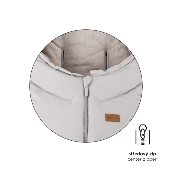 Set zimní fusak Arctic 4 v 1 + rukavice na kočárek Furry Petite & Mars