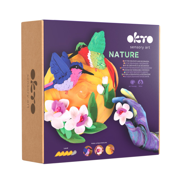 Výtvarná modelovací sada Kolibříci Nature Okto