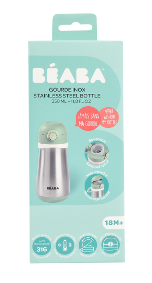 Hrnek termoizolační nerez 350 ml Sage Green Beaba