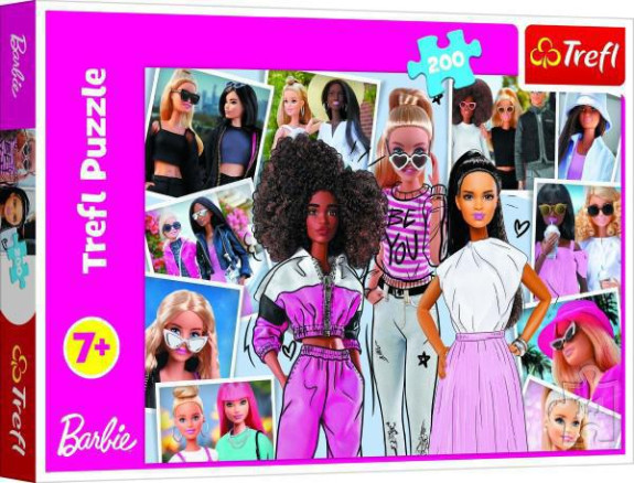 Puzzle Ve světě Barbie 200 dílků