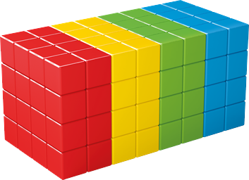 Geomag Magicube Full Color 128 dílků
