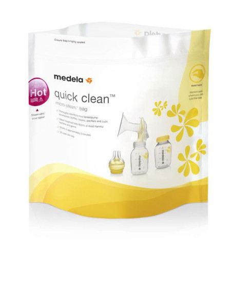 Quick Clean - sáčky pro desinfekci v mikrovlnné troubě 20 ks, Medela