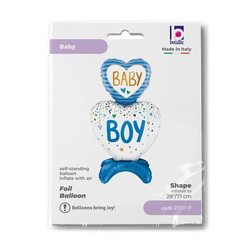 Dort samostojící Baby Boy 28"/71 cm fóliový balónek nafukovací