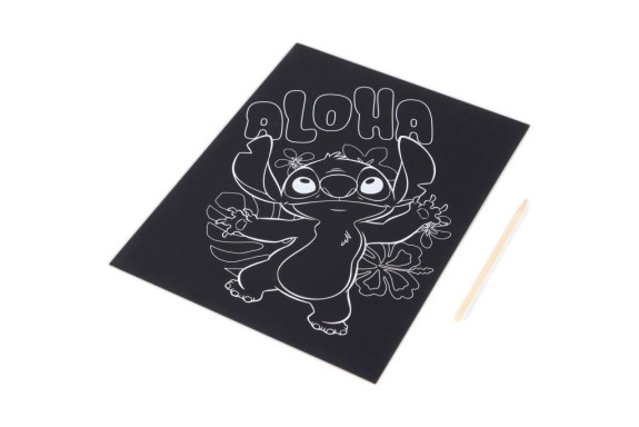 Vyškrabávací obrázky Stitch 2 ks