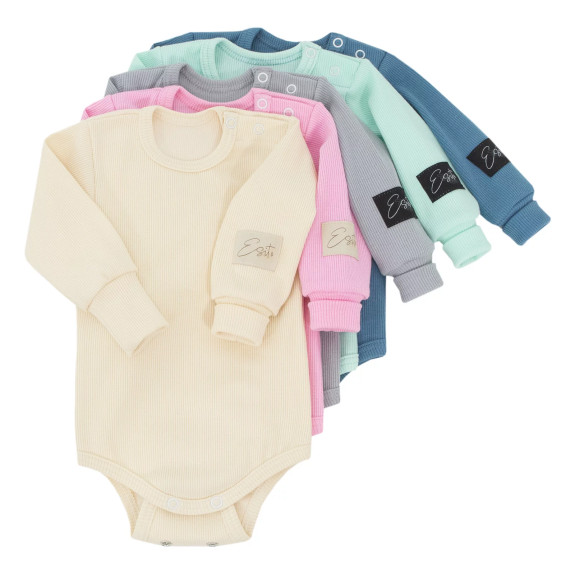 Rostoucí body žebrované Color Modrá Esito