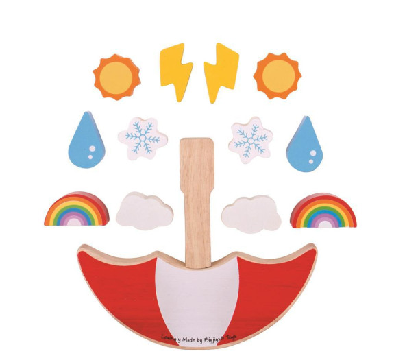 Balanční hra Počasí Bigjigs Toys
