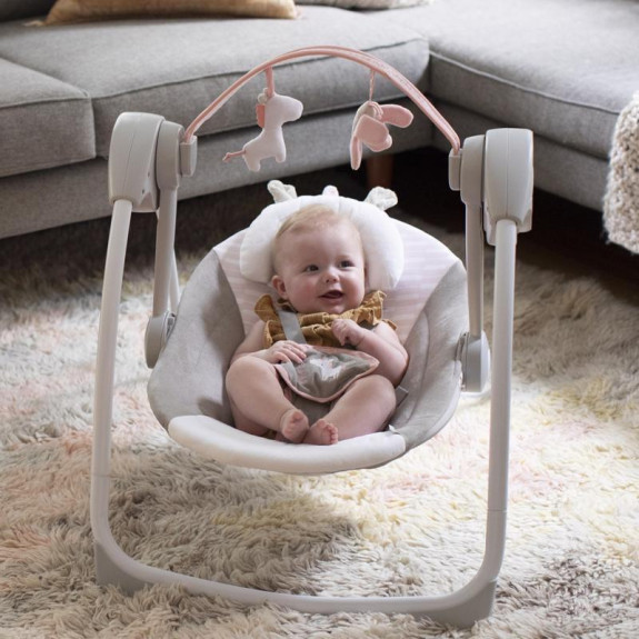 Houpačka s melodií Flora the Unicorn™ 0 m+ do 9 kg Ingenuity