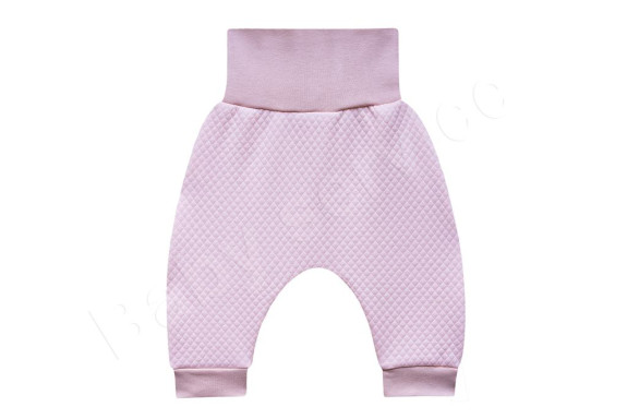 Zimní prošívané kalhoty buggy růžové Baby Service