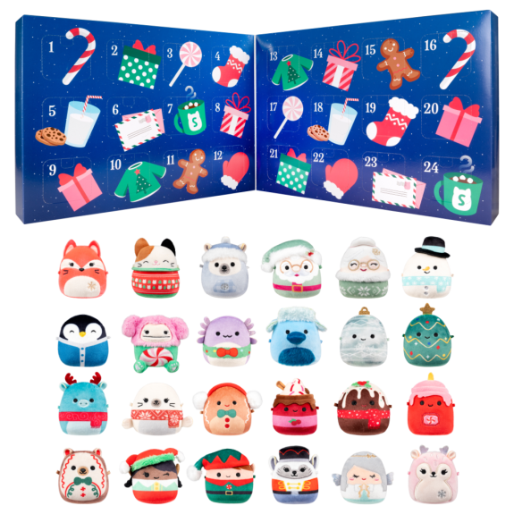 Micromallows Adventní kalendář - 24 ks Squishmallows