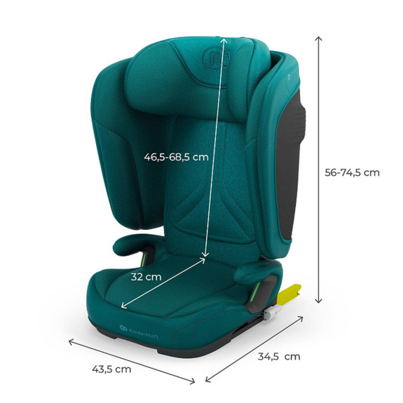 Autosedačka skládací Unity 2 I-Size (100-150 cm) Kinderkraft