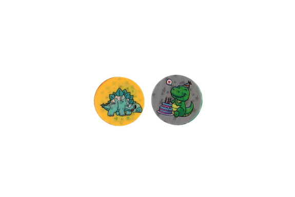 Samolepkové razítko dinosaurus s náplněmi