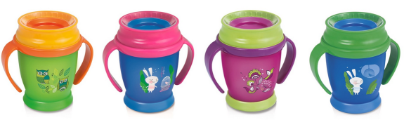 Hrníček LOVI 360 MINI 210ml s úchyty bez BPA