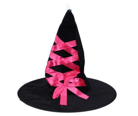 Set karneval - čarodějnický klobouk 44x38 cm