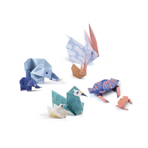 Djeco Origami Zvířecí rodinky