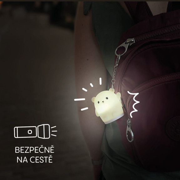 Silikonové závěsné LED světýlko Zopa