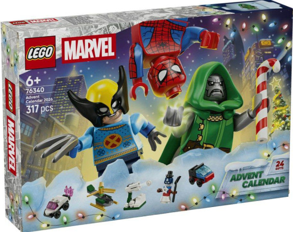 Adventní kalendář Marvel 2026 Lego