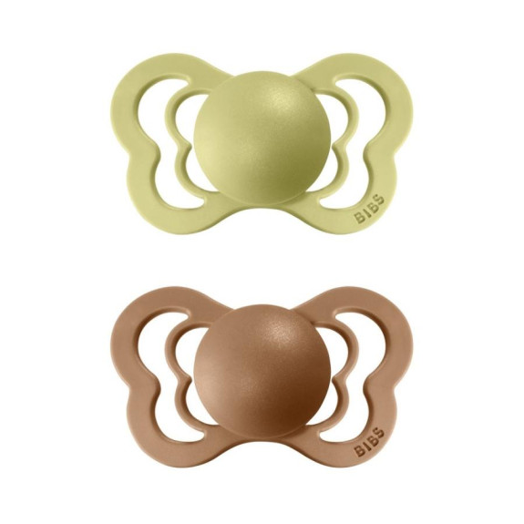 Bibs dudlíky silikon ortodonické 2 ks Couture 0 - 6 měsíců
