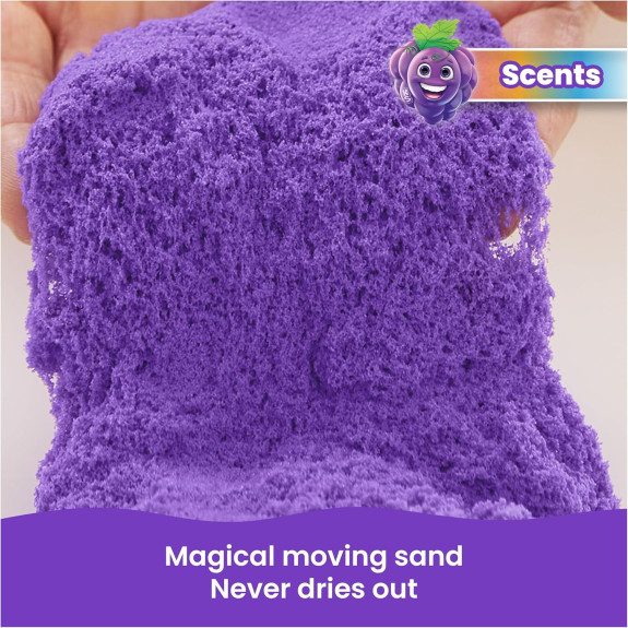 Balení s ovocnými vůněmi hrozny Kinetic Sand