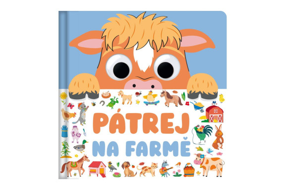 Knížka Pátrej na farmě 20 x 20 x 1,5 cm