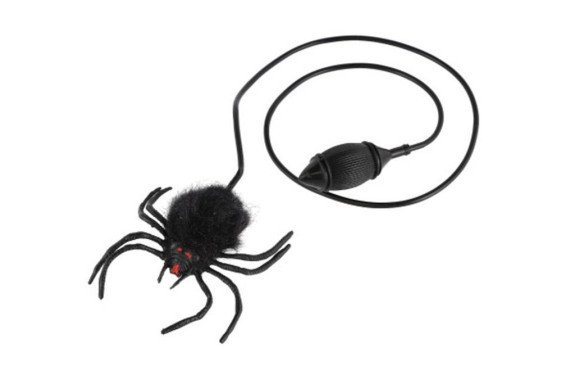 Pavouk skákající plyš/plast 7cm v sáčku 14x19x3cm