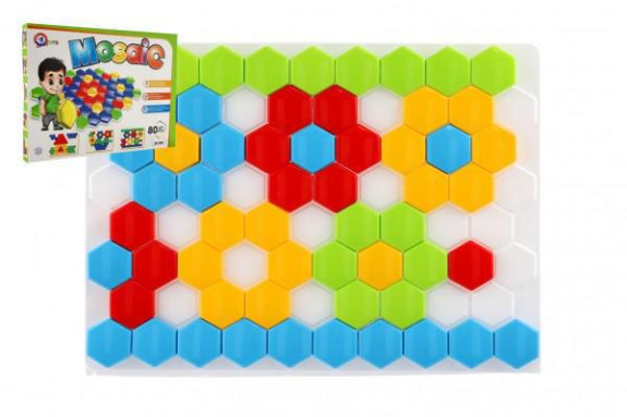 Mozaika klobouček 4 cm pro nejmenší hladký 80 ks