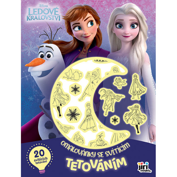 Omalovánky se svítícím tetováním Ledové království