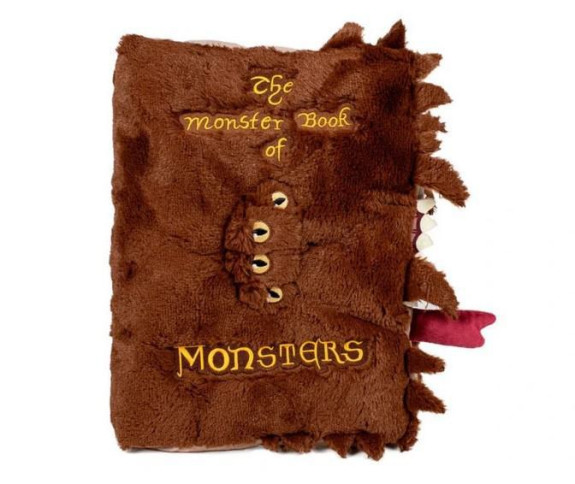 Harry Potter - kniha Obludné obludárium plyšová 32 cm na baterie se zvukem