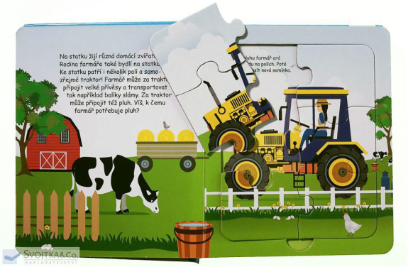 Knížka s puzzle - Vše, co jezdí