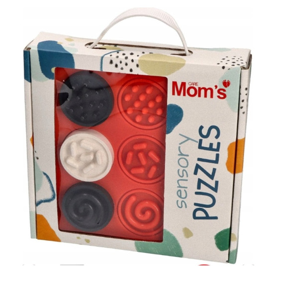 Puzzle senzorická kolečka, kontrastní