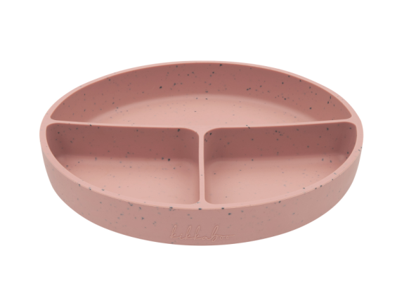 Talíř dělený s přísavkou Platinum Silicone KikkaBoo