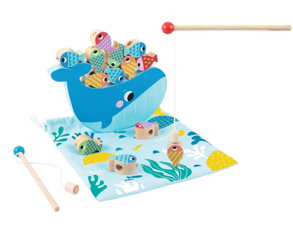 Motorická hra 3 v 1 Velryba 2Kids Toys