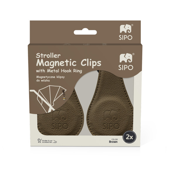 Magnetické klipy na kočárek 2 ks Sipo