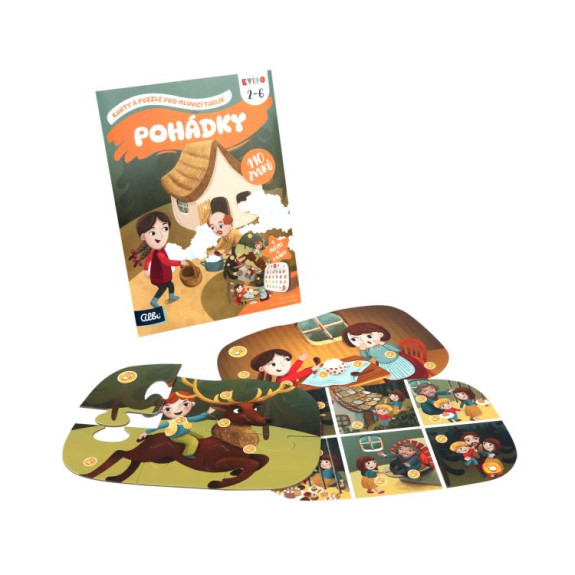 Kvído - Karty a puzzle pro mluvicí tablík: Pohádky Albi
