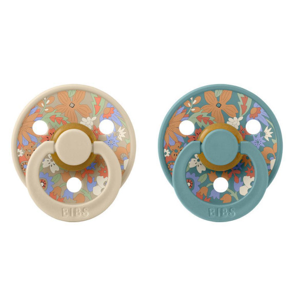 Bibs dudlíky kaučuk Colour 2 ks 0-6 měsíců Liberty